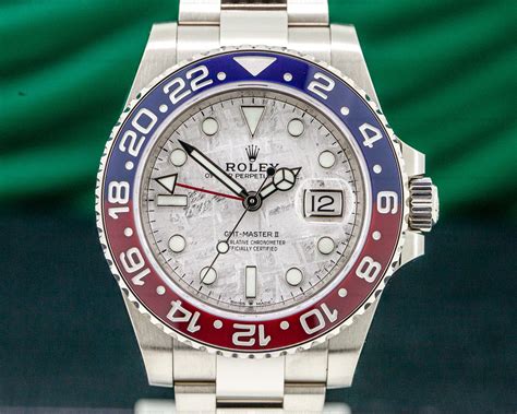 rolex gmt master ii pepsi 2015 weissgold|rolex pepsi 2022 price.